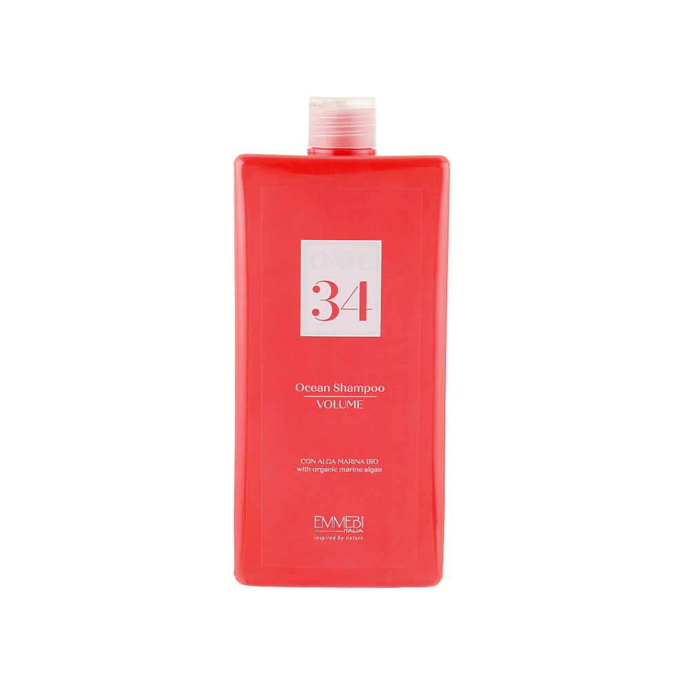 Шампунь для об'єму волосся Emmebi Italia Gate 34 Wash Ocean Shampoo Volume 1000 мл (14102)