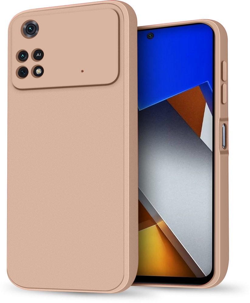 Силиконовый чехол HardCorner Xiaomi Poco M4 Pro 4G (с микрофиброй) Powdery (35429-0C)