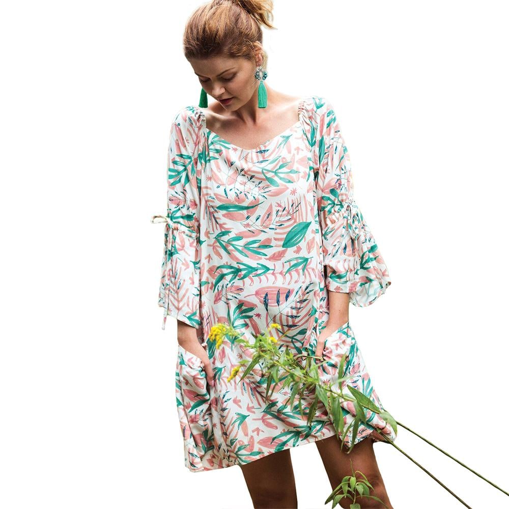 Сорочка домашня жіноча KEY M Мультіколор (LHD 950 A21)