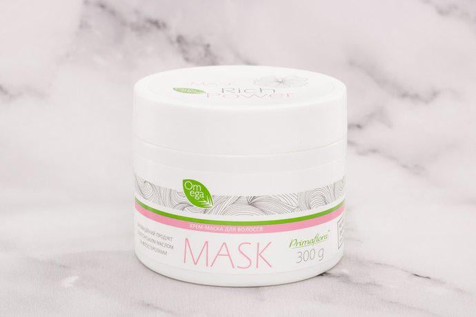 Крем-маска для волос Primalora с омега-кислотами 300 мл (18219229)