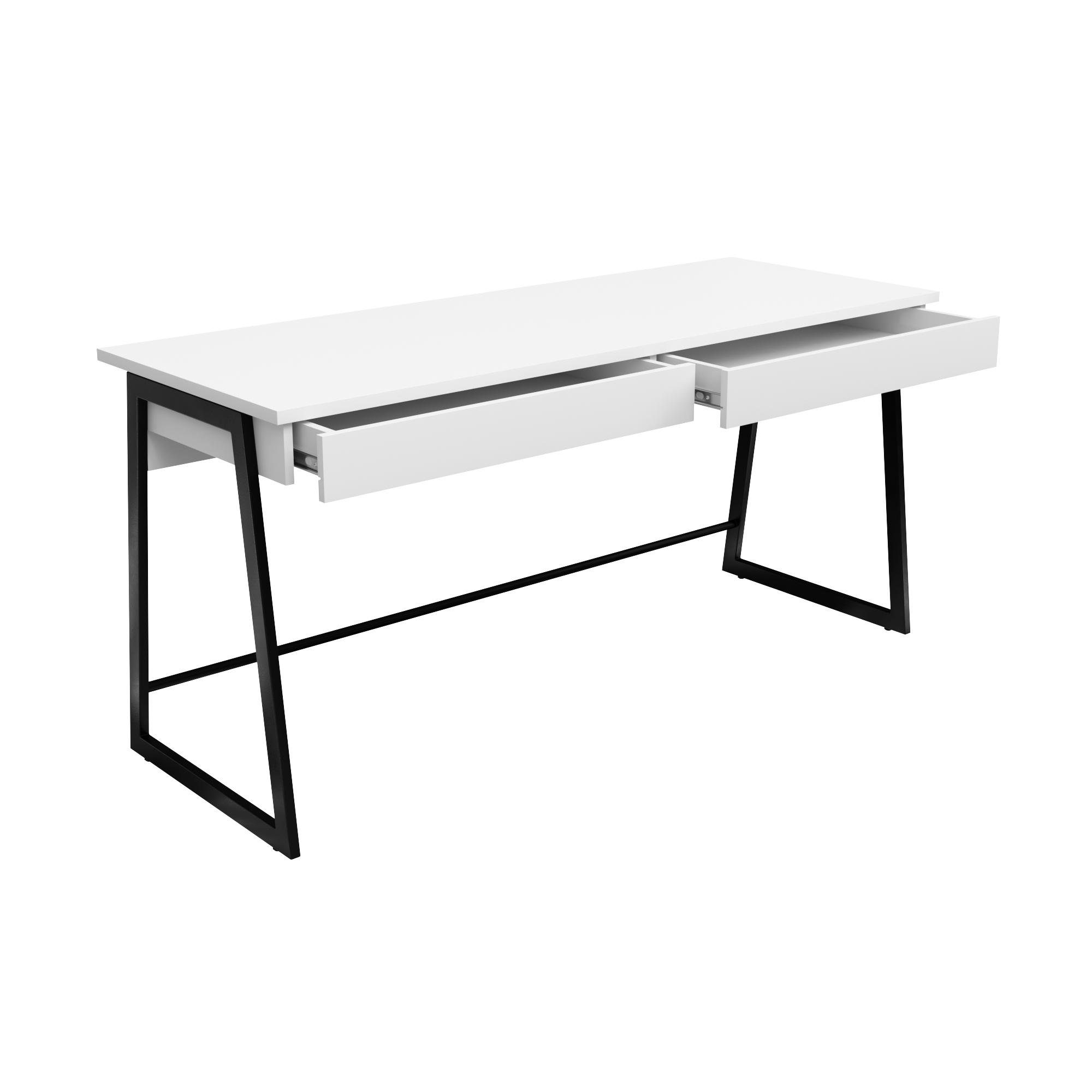 Стіл письмовий Loft-1 1400х598х750 мм Білий (Арт.210) - фото 2 Стіл письмовий Loft-1 1400х598х750 мм Білий (Арт.210) - фото 2