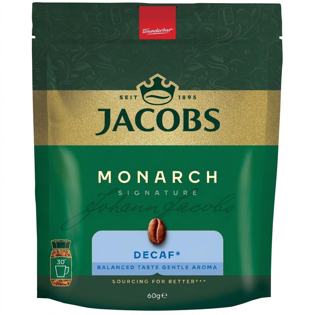 Кофе растворимый Jacobs Monarch без кофеина экономпакет 60 г (jac2005)