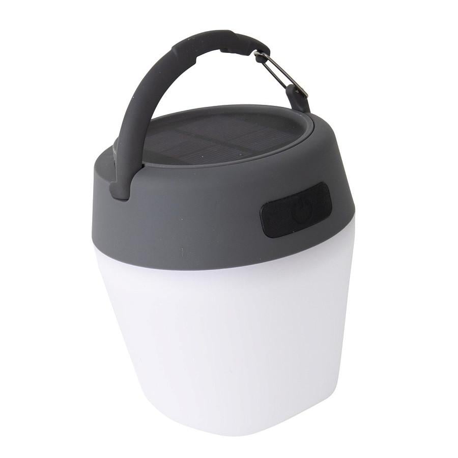 Ліхтар кемпінговий Bo-Camp Wega Powerbank Solar 180 Lumen White/Grey/Black (5818735)