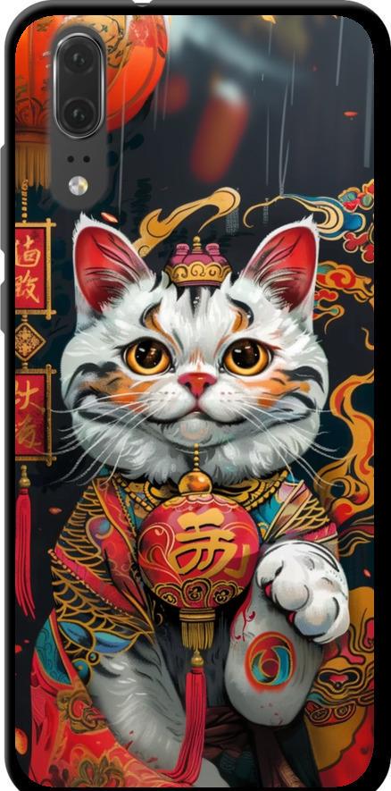 Чехол на Huawei P20 China Cat v2 (6135b-1396-42517)