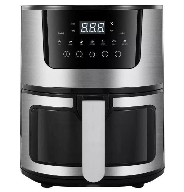 Аерофритниця Rainberg RB-2268 з регулюванням температури 4200 Вт 8 л Чорний (2104618535) - фото 9