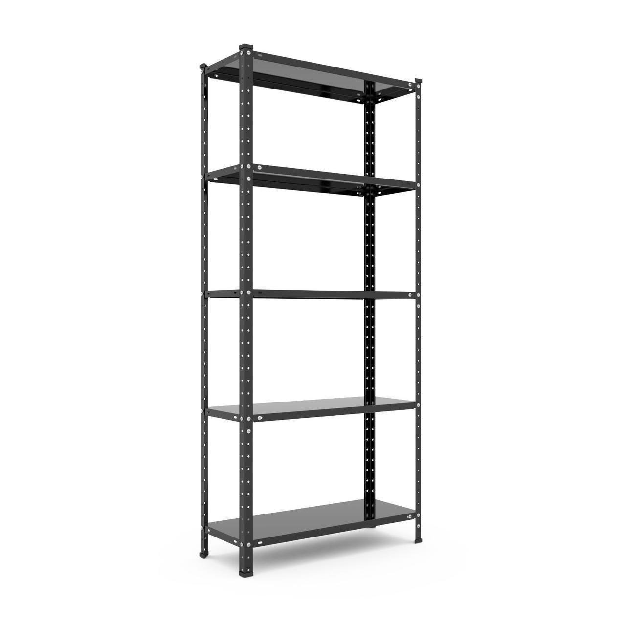 Стеллаж Меткас РЕК-4 35 кг/полку 5 полок металлический 1700x750x300 мм (2423198909)