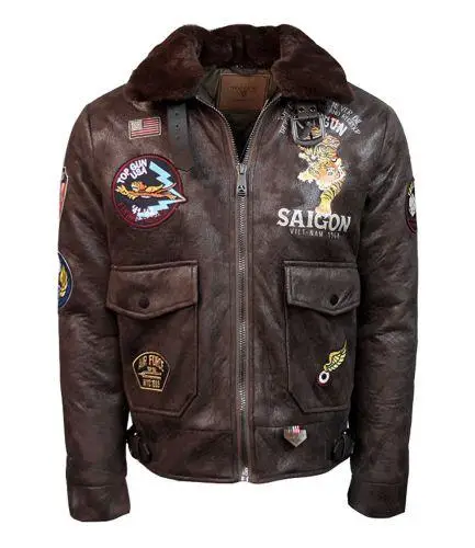 Бомбер Top Gun Victory Vintage Bomber 2XL Brown (TGJ20222XL)