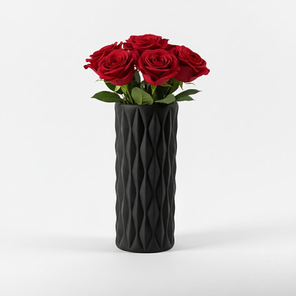 Ваза Nana ceramics Кашемір 20 см (9012)