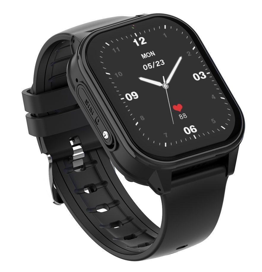 Смарт часы детские Lemfo S50 с SIM/прослушкой /GPS/16 ГБ/кнопкой SOS/Черный (56675634)