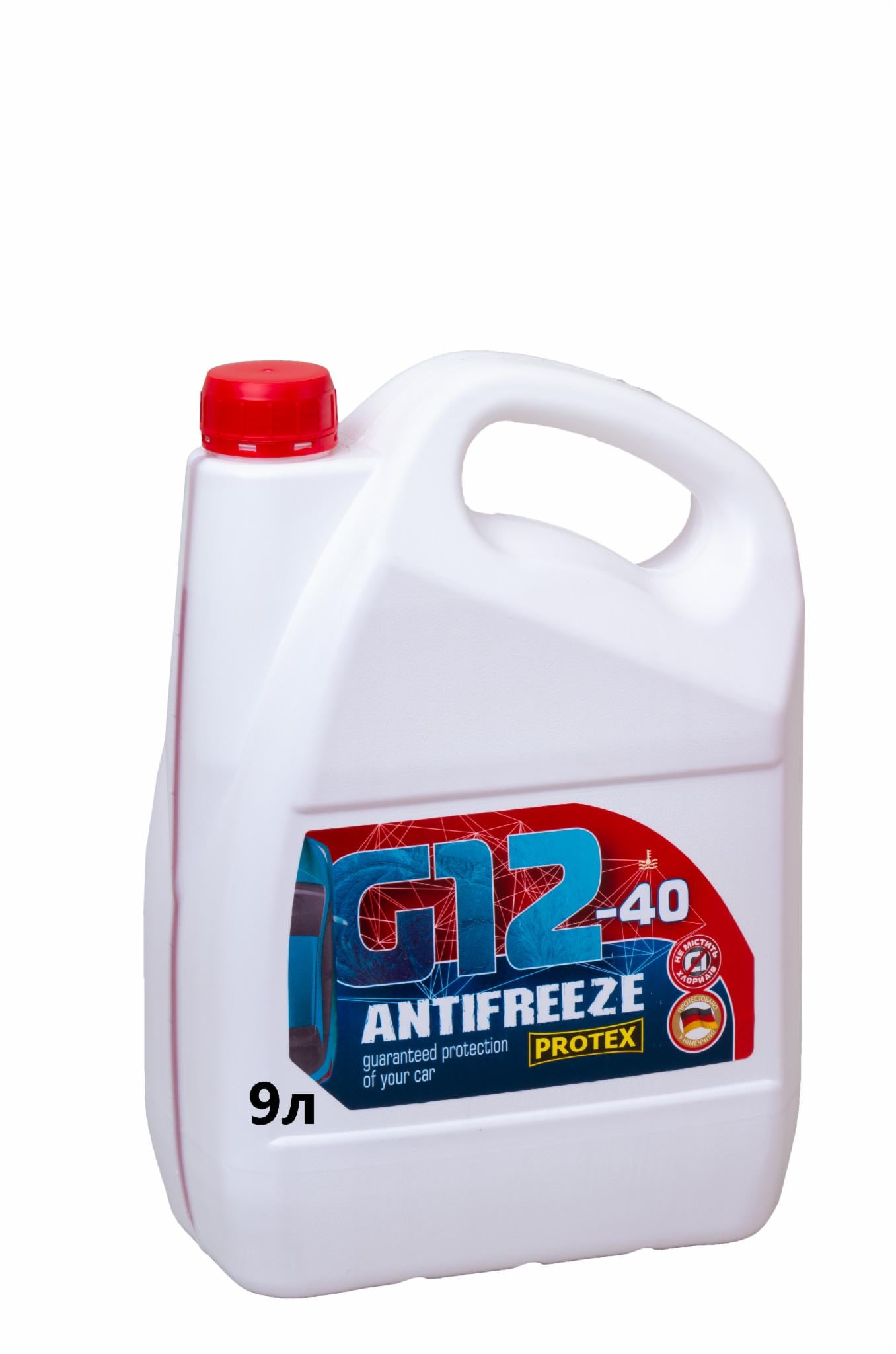 Антифриз PROTEX -40 G12 9,60 кг Червоний