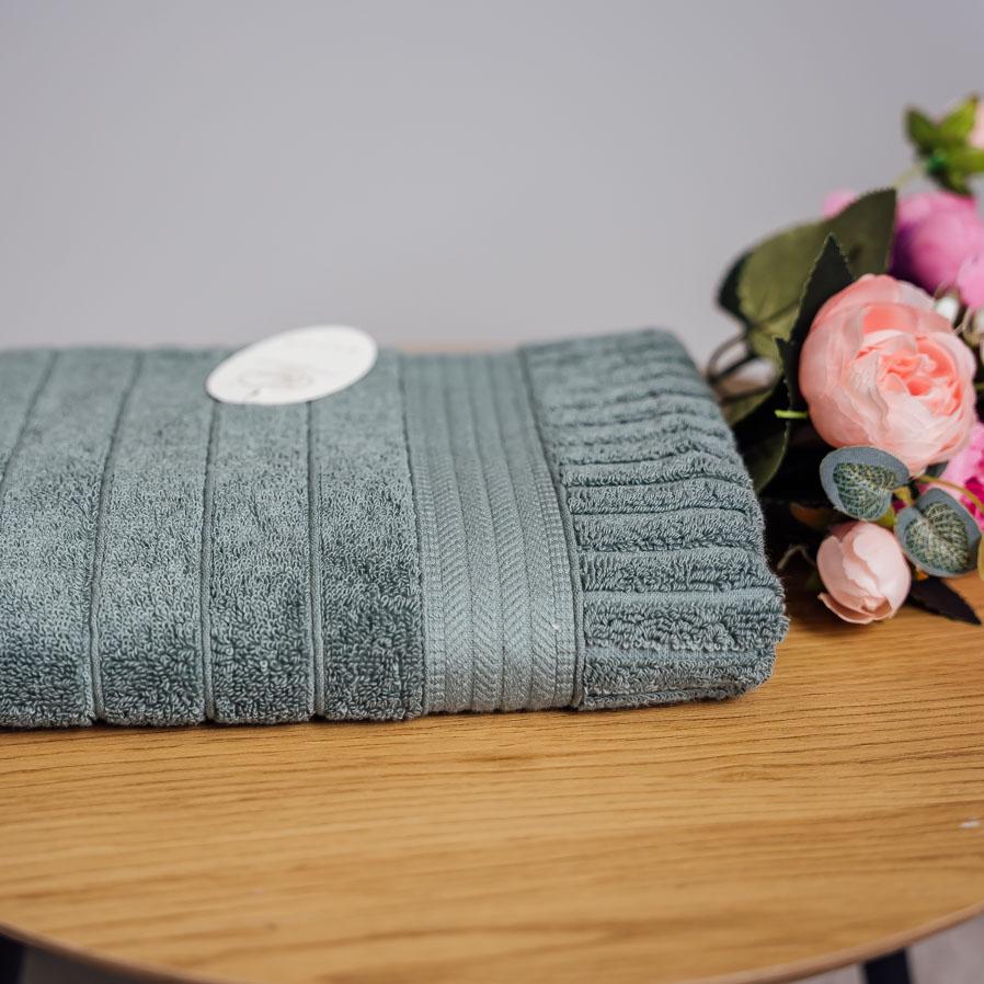 Рушник для обличчя Ніжність махри 100х50 см Оливковий (87721) - фото 1 Рушник для обличчя Ніжність махри 100х50 см Оливковий (87721) - фото 1