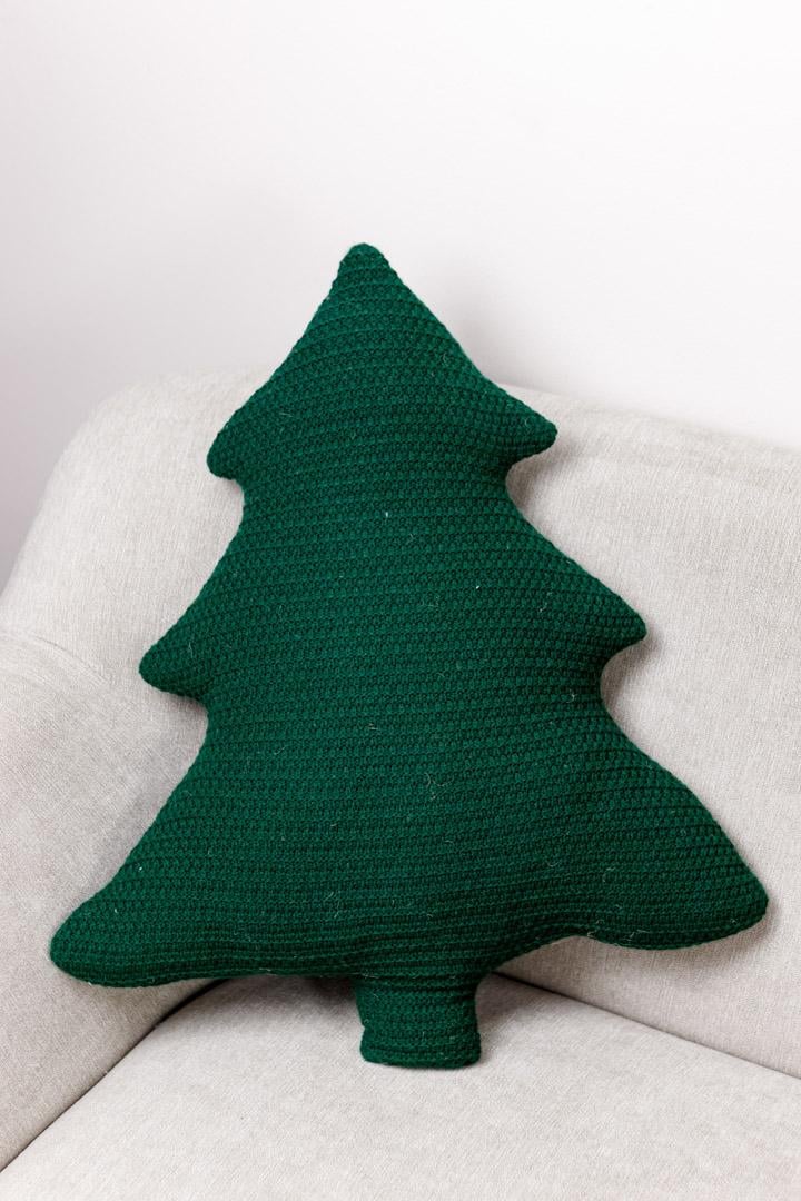 Декоративная подушка Елка 50 см Зеленый (032764)