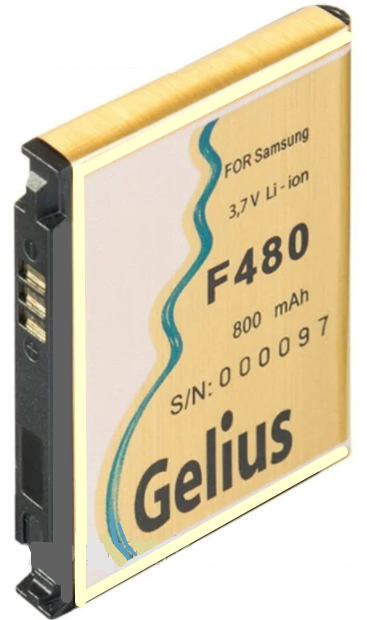 Аккумулятор GELIUS для Samsung F480 800 mAh (000021195)