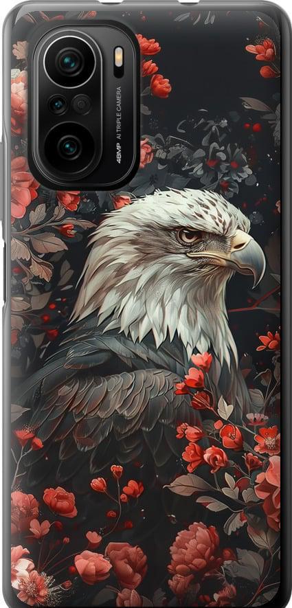 Чохол на Xiaomi Poco F3 Квітковий вартовий (6102t-2280-42517)