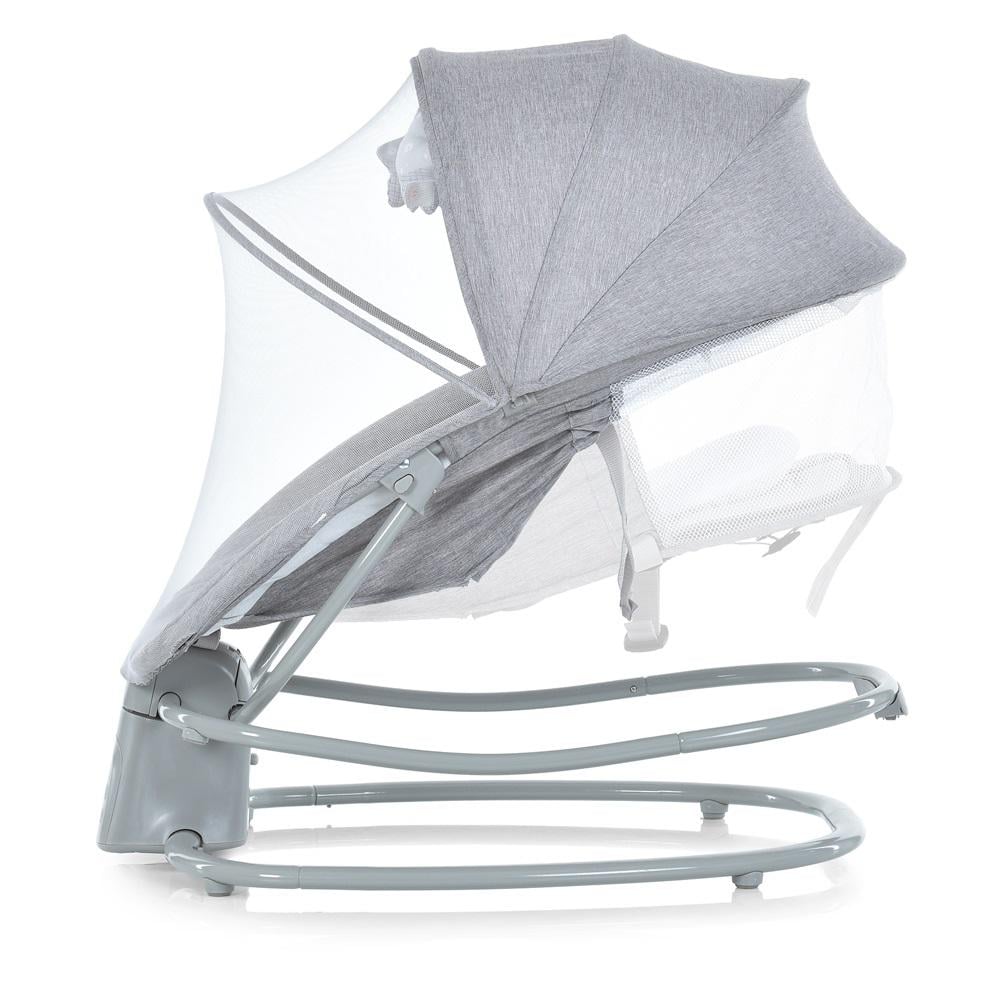 Заколисуючий центр-шезлонг 8114 Сіро-бежевий - фото 7 Заколисуючий центр-шезлонг 8114 Сіро-бежевий - фото 7