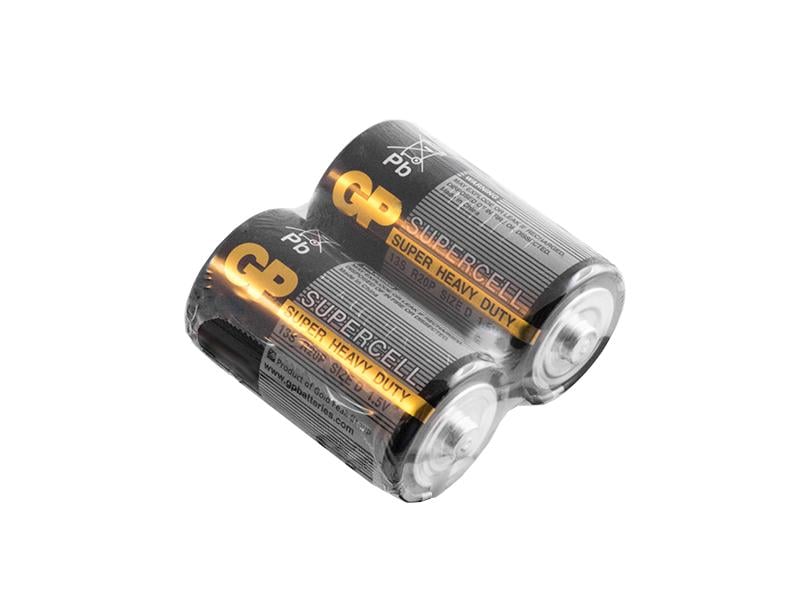 Батарейка сольова GP Supercell D/R20 2 шт. (3032)
