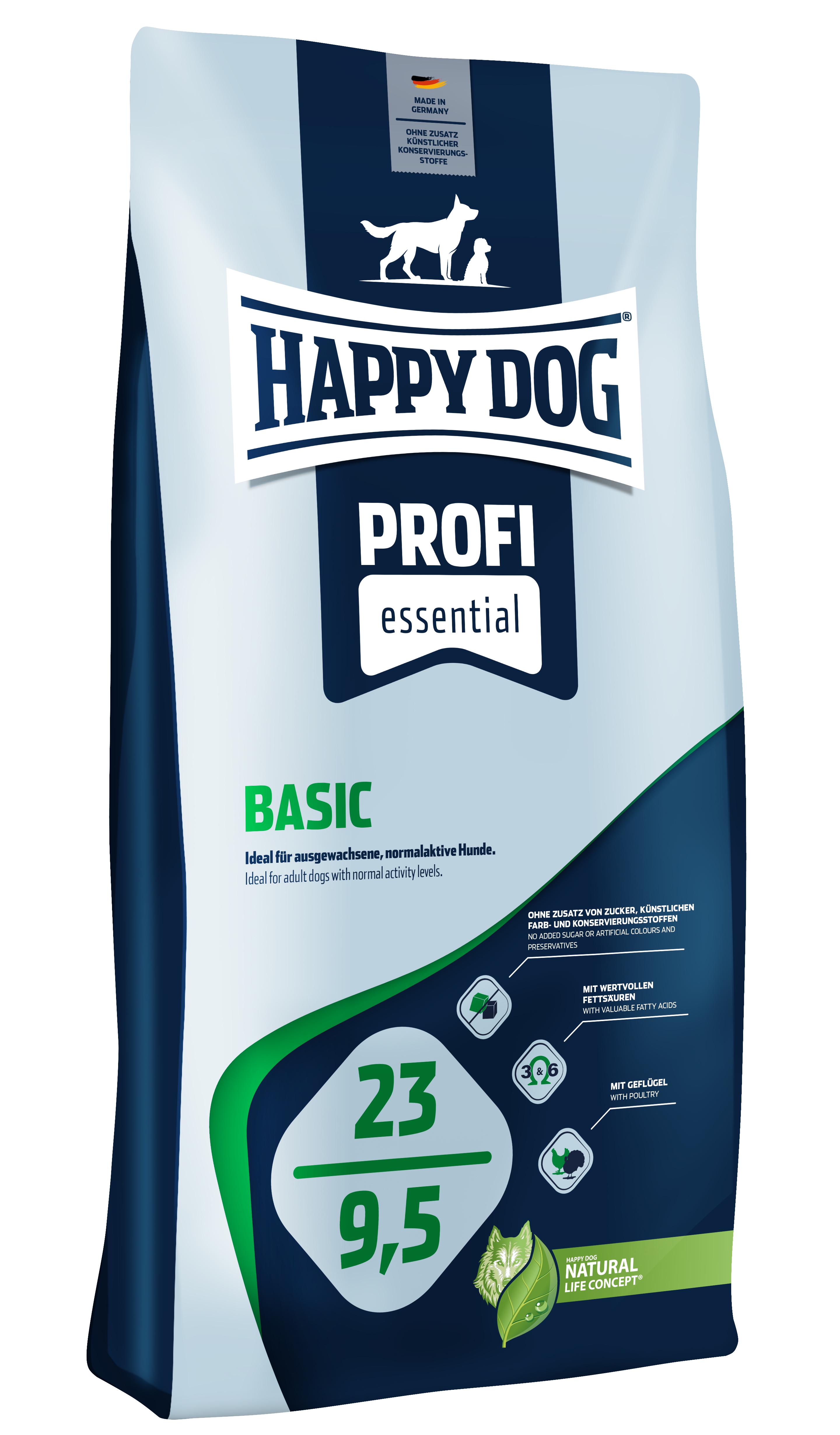 Корм Happy Dog 23/9,5 Profi Line Basic для взрослых собак всех пород 20 кг (3129)