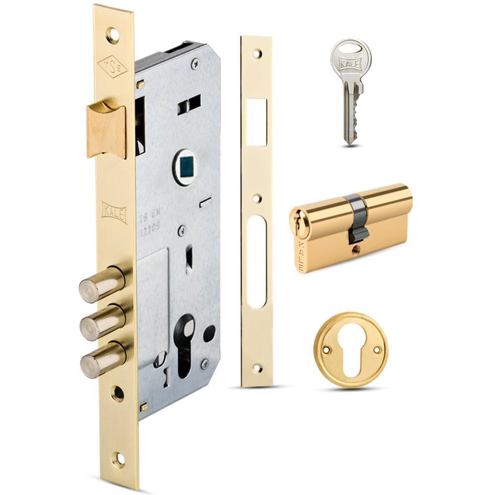 Замок врезной 152-3MR B 45 мм Латунь 1-30126) Замок врезной 152-3MR B 45 мм Латунь 1-30126)