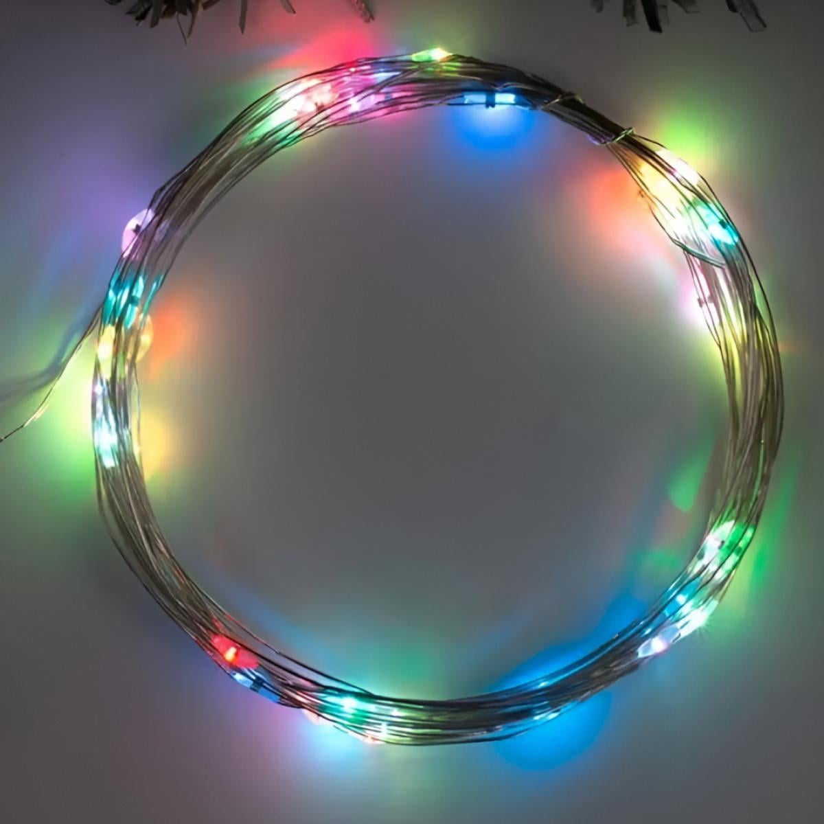 Гирлянда Конский хвост 600 LED 20 нитей 3 м Разноцветный (104-122-1733013ML)