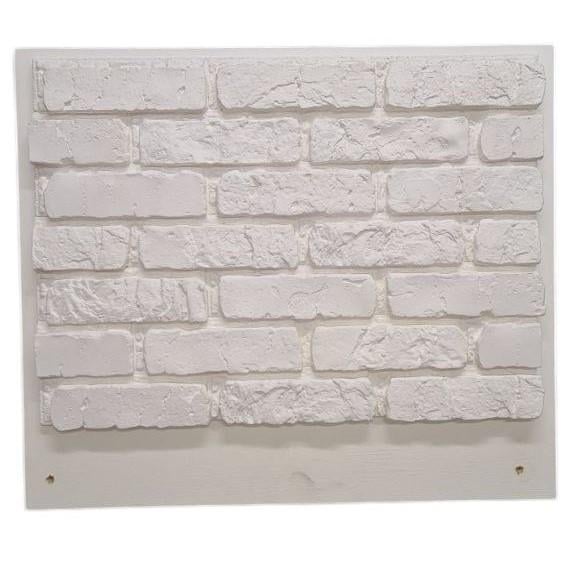 Декоративна плитка гіпсова Лофт зі швом 210x65x20 мм Білий (30833561)