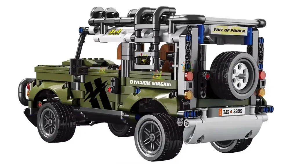 Конструктор Джип инерционный Land Rover 1:14 - фото 4 Конструктор Джип инерционный Land Rover 1:14 - фото 4