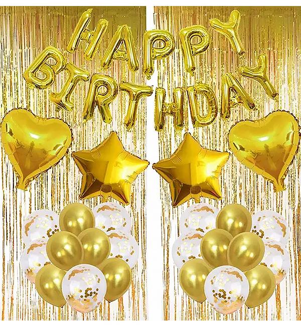 Набор воздушных шаров Gold party 27 пр. (31037)