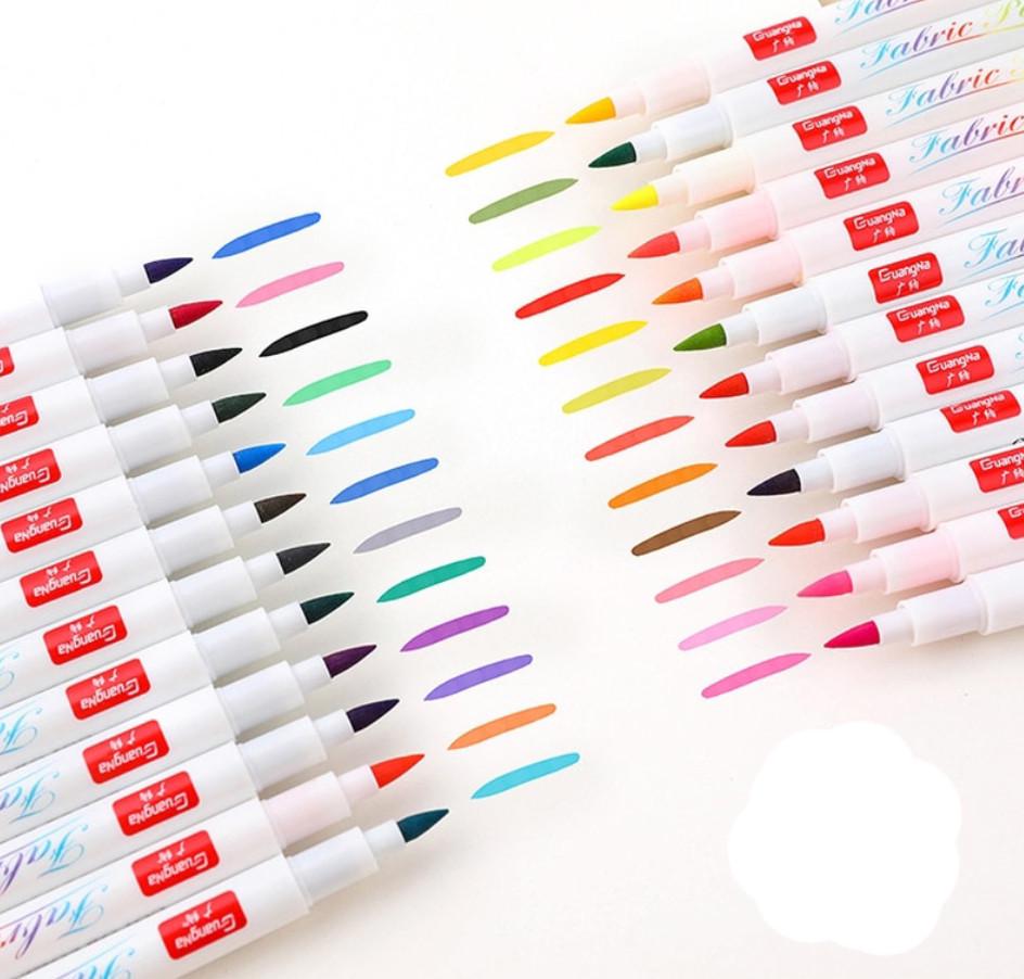 Набір маркерів YOVER для тканини 24 кольори - фото 3 Набір маркерів YOVER для тканини 24 кольори - фото 3