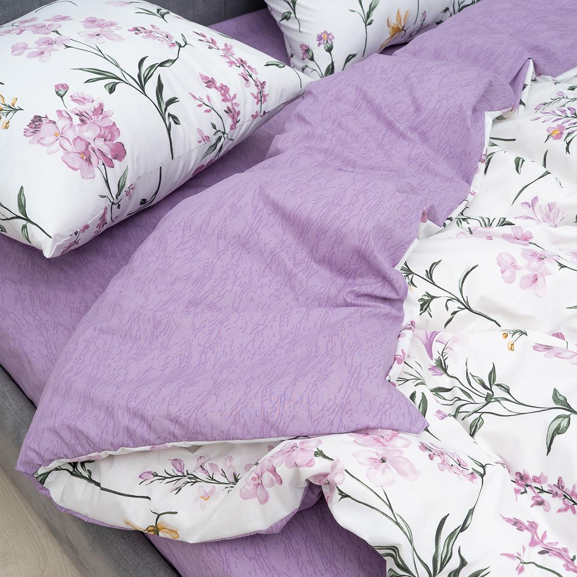 Комплект постільної білизни Viluta ранфорс євро (25366) - фото 4 Комплект постільної білизни Viluta ранфорс євро (25366) - фото 4