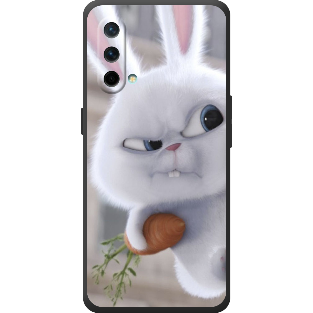 Чехол BoxFace OnePlus Nord CE 5G Rabbit Snowball Черный силикон (44513-up1116-44510)