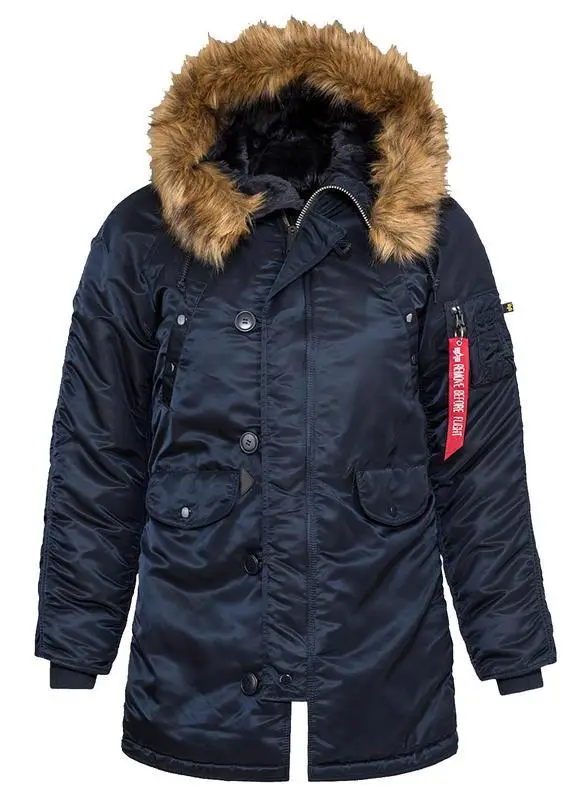 Куртка аляска Alpha Industries N-3B W Parka S Replica Blue (WJN44502C1RBS)