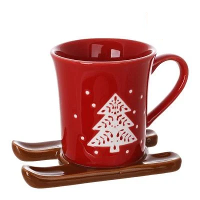 Чашка порцелянова Санки 150 мл (33546) - фото 1 Чашка порцелянова Санки 150 мл (33546) - фото 1