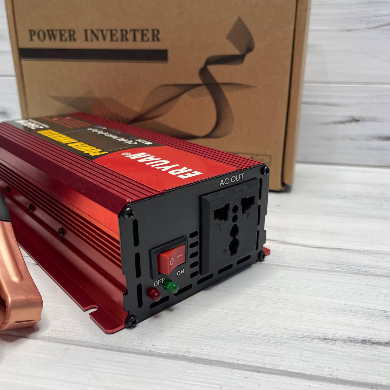 Преобразователь напряжения ERYUAN ER-2600 с чистой синусоидой и вольтметром LCD DC/AC 12V 220V 2600W - фото 8 Преобразователь напряжения ERYUAN ER-2600 с чистой синусоидой и вольтметром LCD DC/AC 12V 220V 2600W - фото 8