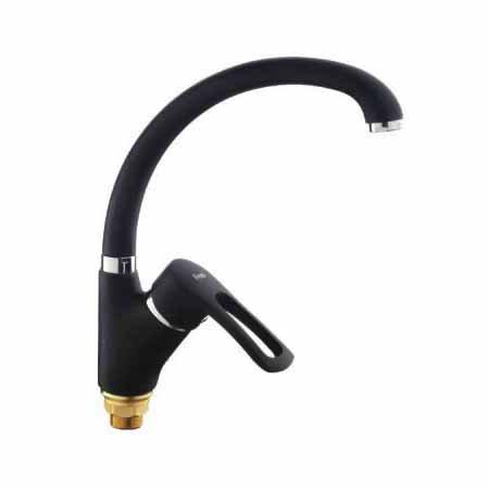 Змішувач для кухні Frap F4166-7 1034129 одноважільний Чорний (102454) Змішувач для кухні Frap F4166-7 1034129 одноважільний Чорний (102454)