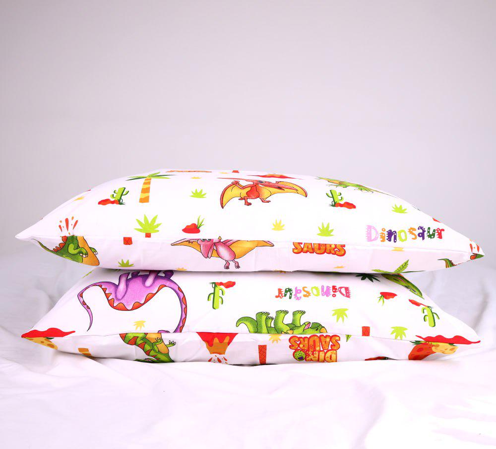 Набор наволочек PaniPava Dino Friends бязь 70х70 см 2 шт. (80605106) Набор наволочек PaniPava Dino Friends бязь 70х70 см 2 шт. (80605106)