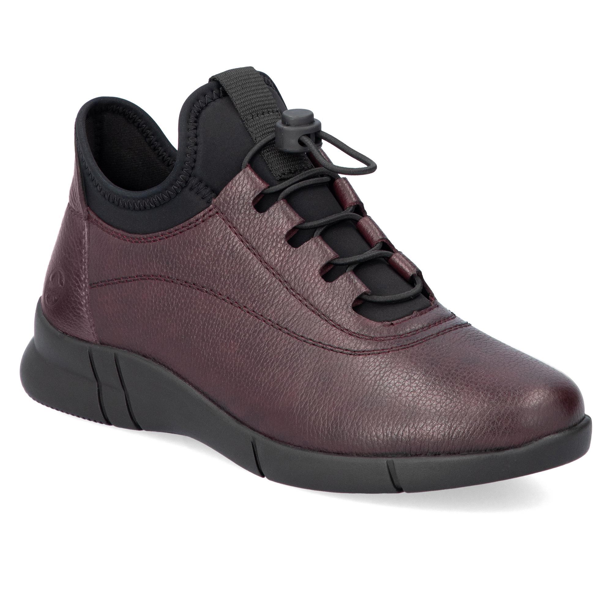 Ботинки женские осенние RIEKER повседневные р. 37 Бордовый (035550-37)