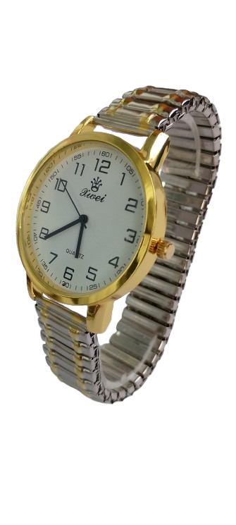 Наручные часы мужские Xwei на металлическом браслете d 40 мм Gold/White/Gold/Silver (4138)
