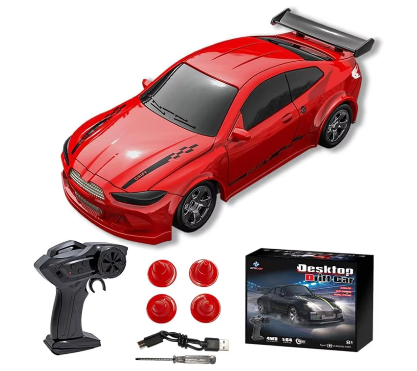 Радиоуправляемая дрифт машинка 4WD 1:64 2.4GHz с подсветкой (2943190716)