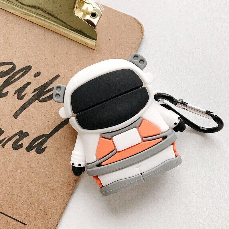 Силиконовый чехол для Apple Airpods Pro с 3D-космонавтом NASA