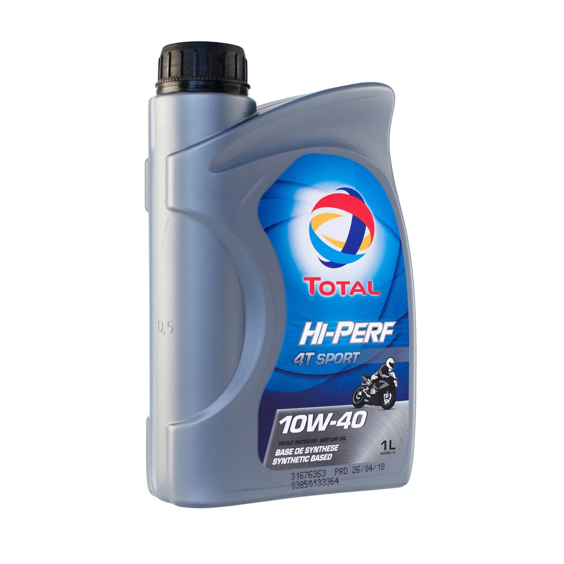 Масло моторное Total HI PERF 4T SPORT 10W40 x18 1 л