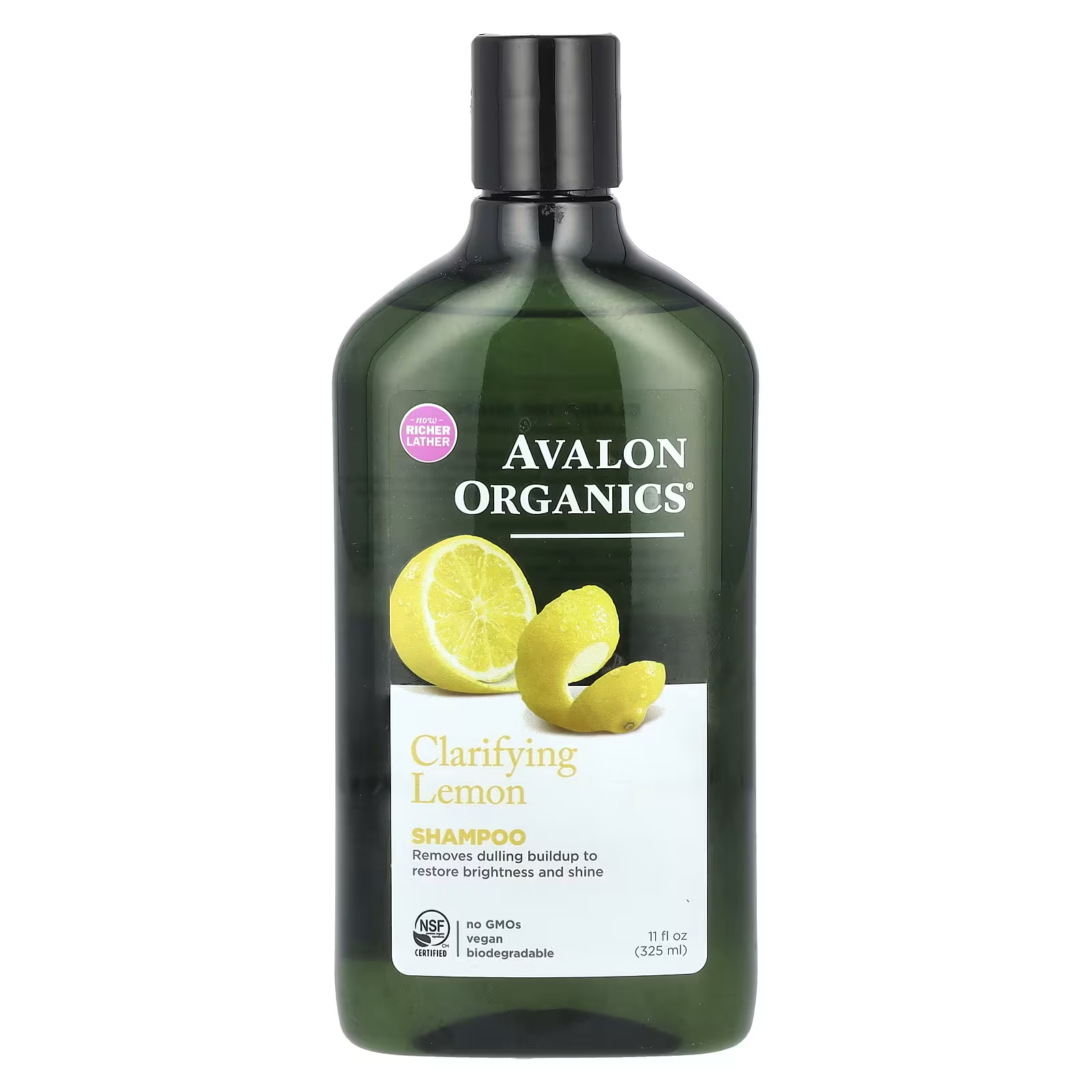 Шампунь Avalon Organics очищающий лимон 325 мл (AVA-35105)