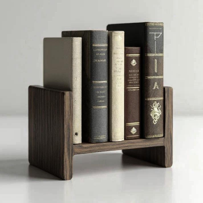 Полка книжная настольная из дерева Руколис Палисандр (КПА-023502)