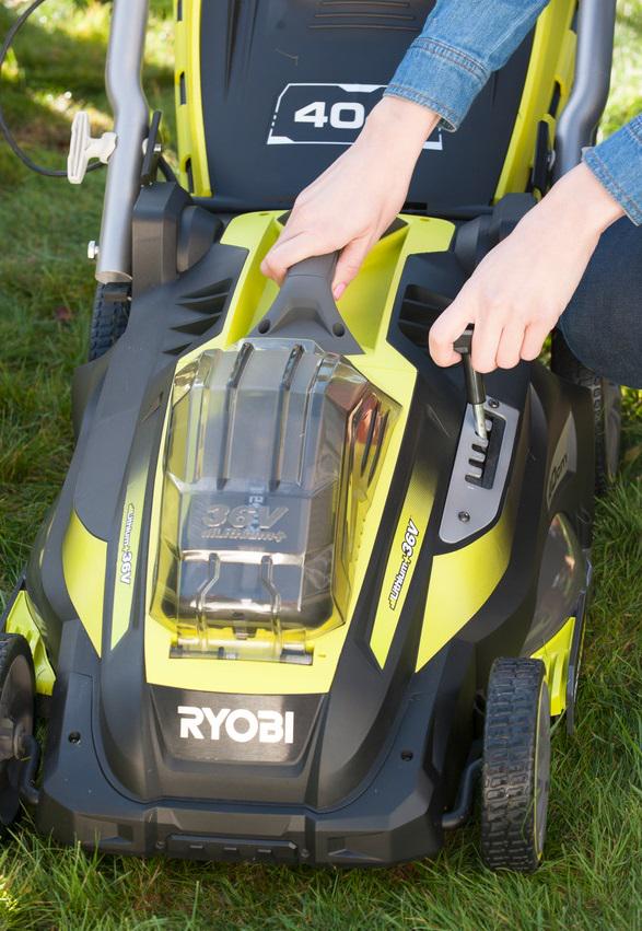 Газонокосилка аккумуляторная Ryobi RLM36X41H40 Max Power 36В (5133002806) - фото 3