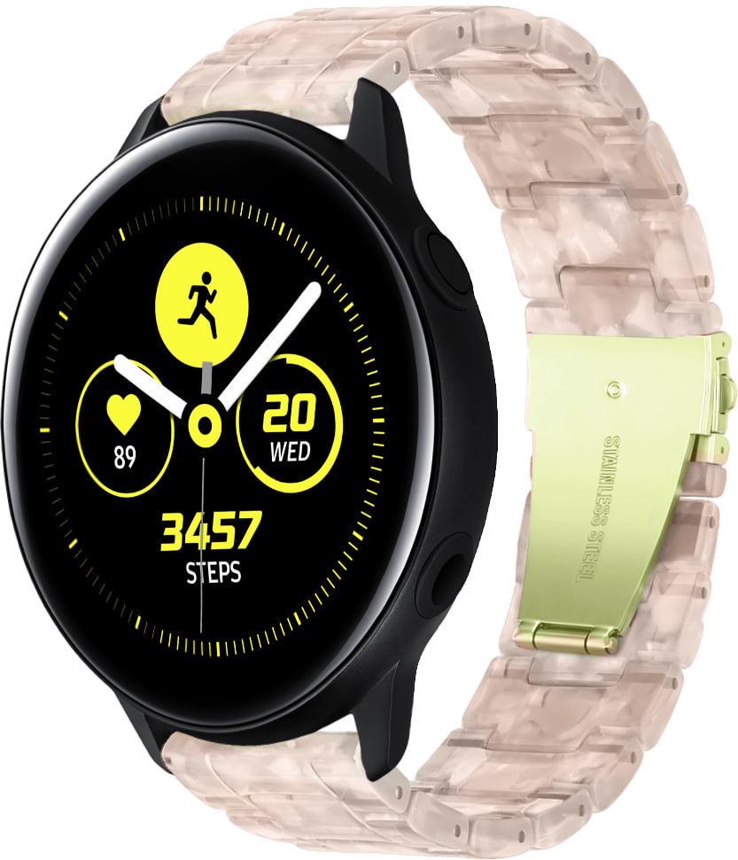 Ремешок из смолы Resin для смарт-часов Galaxy Watch Active Pink (28805-31)