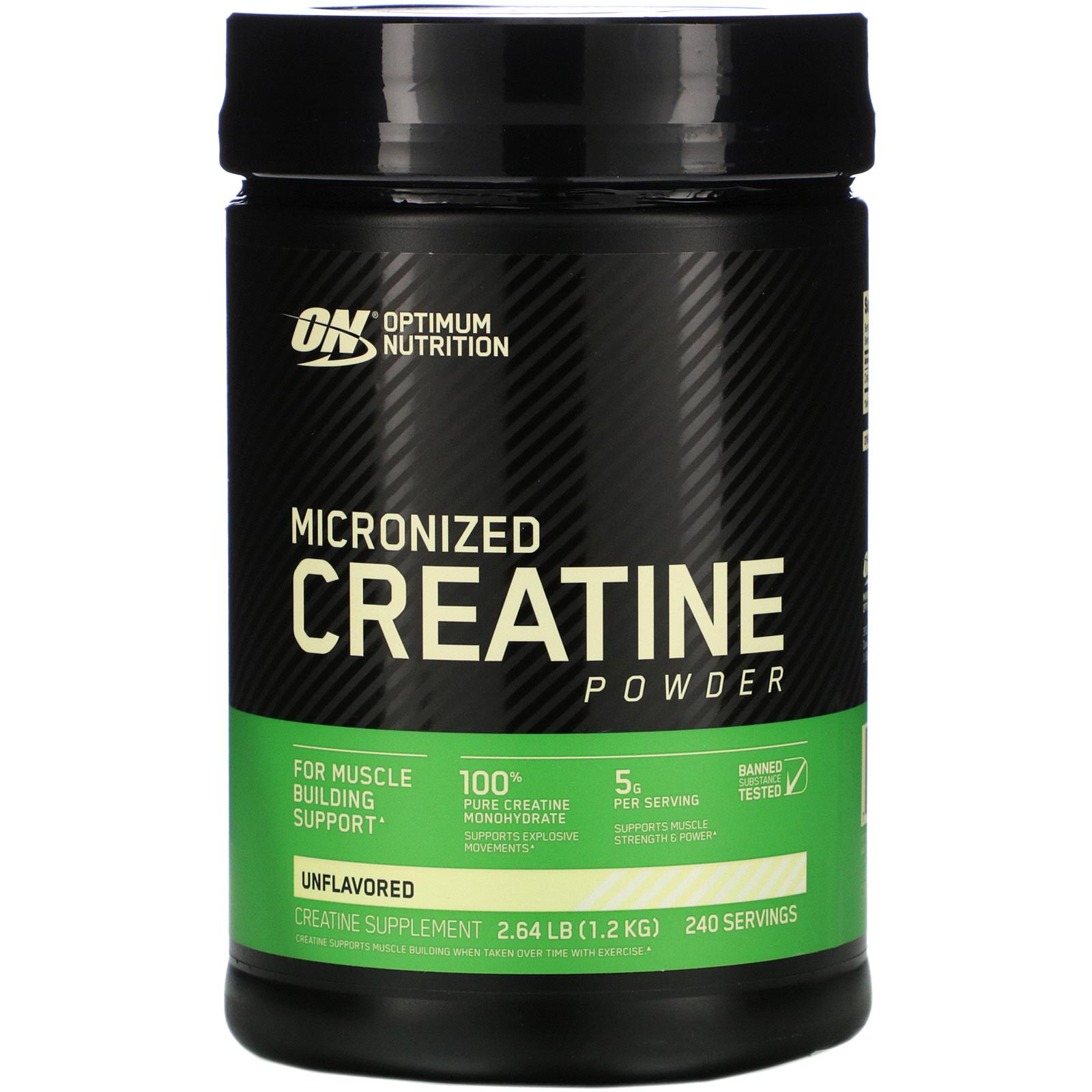 Креатин Optimum Nutrition Creatine Powder 1,2 кг Без вкуса