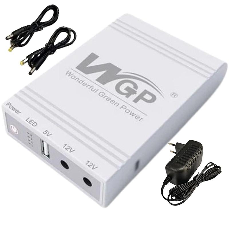 Источник бесперебойного питания для роутера WGP MINI DC UPS WGP103С 20000 mAh 5V-12V-12V
