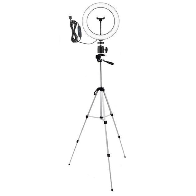 Кольцевая лампа Fill In Light FL-10 с держателем 26 см + Штатив 135 см