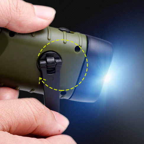 Динамо фонарь на солнечной батарее (Y00093) - фото 3 Динамо фонарь на солнечной батарее (Y00093) - фото 3