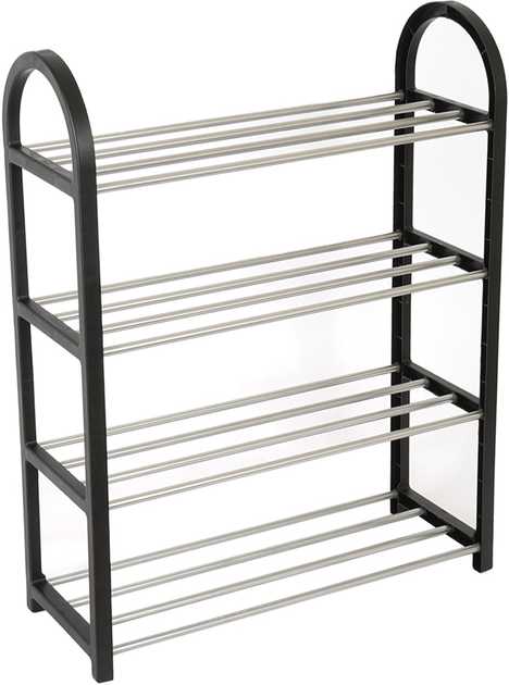 Полка для обуви 4-х уровневая 14828 19х45х63 см Черный (4995145)