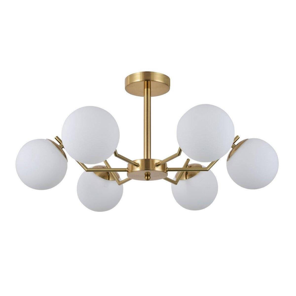 Люстра стельова SIRIUS G74534/6 CP на 6 плафонів (2899883804)