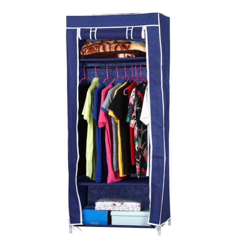 Органайзер тканевый с 3 полками 165х45х70 см Синий - фото 5